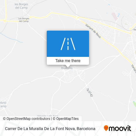 Carrer De La Muralla De La Font Nova map