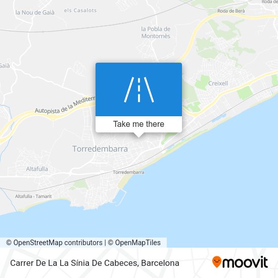 Carrer De La La Sínia De Cabeces map