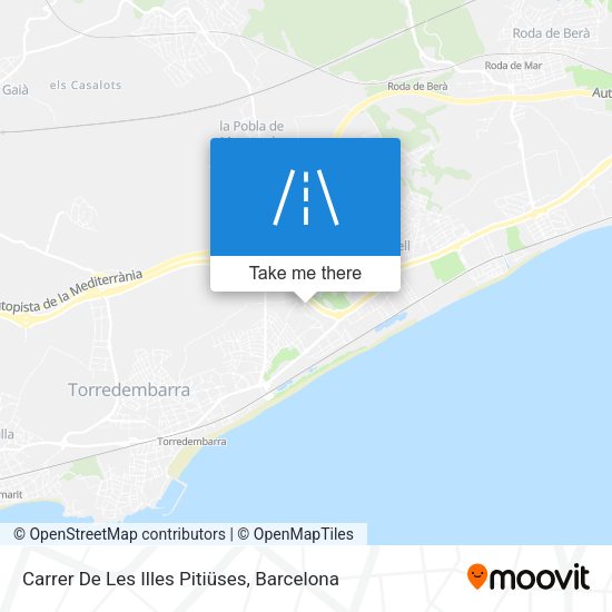 Carrer De Les Illes Pitiüses map