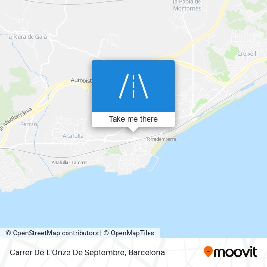 Carrer De L'Onze De Septembre map