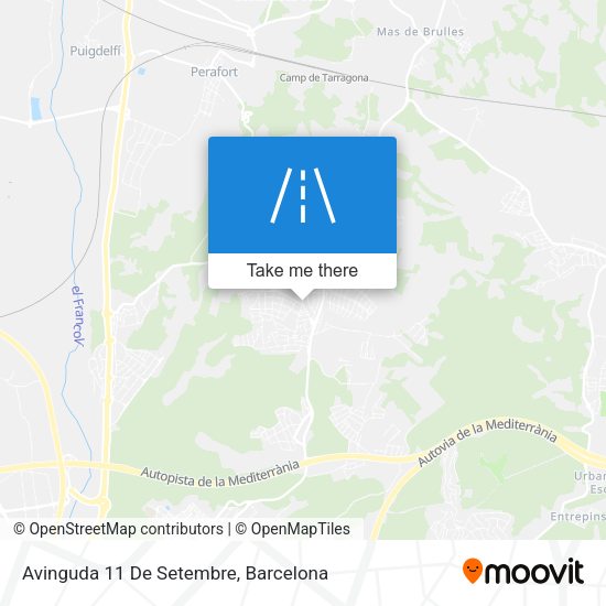 Avinguda 11 De Setembre map