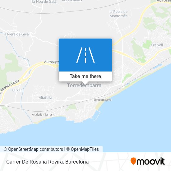 Carrer De Rosalia Rovira map