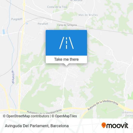 Avinguda Del Parlament map