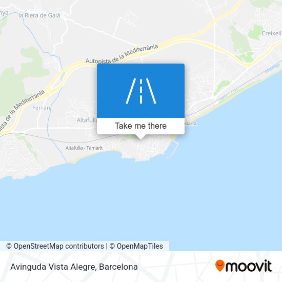 Avinguda Vista Alegre map