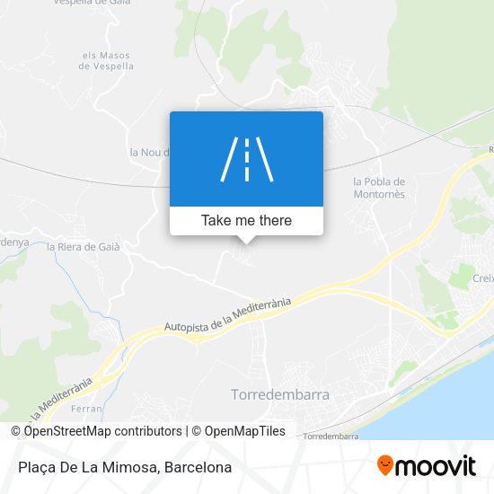 Plaça De La Mimosa map
