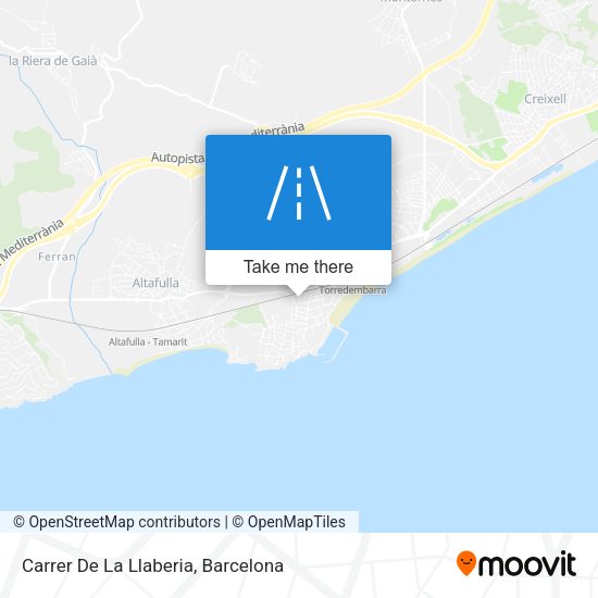 Carrer De La Llaberia map
