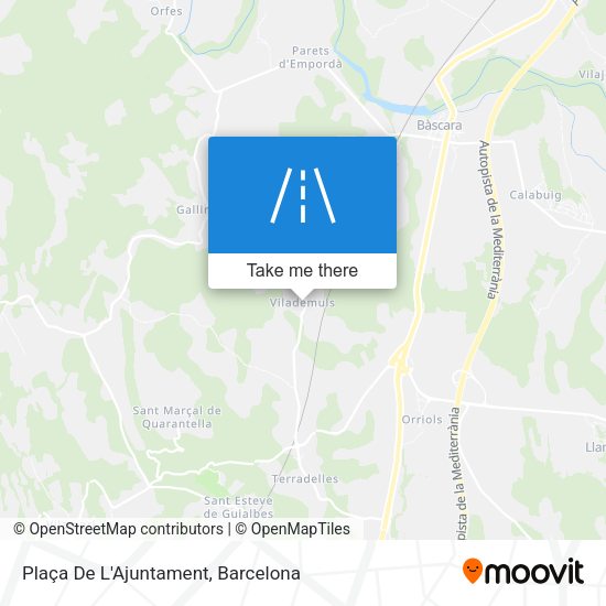 Plaça De L'Ajuntament map