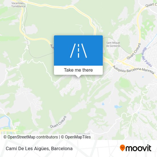 Camí De Les Aigües map