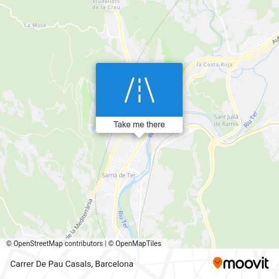 Carrer De Pau Casals map