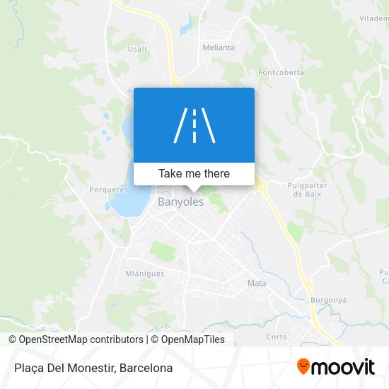 Plaça Del Monestir map