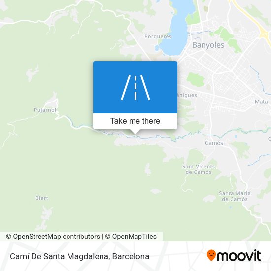 Camí De Santa Magdalena map