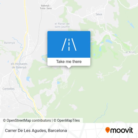 Carrer De Les Agudes map