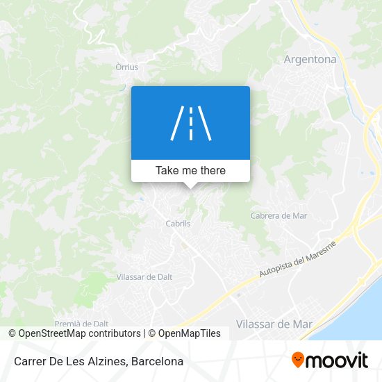 Carrer De Les Alzines map