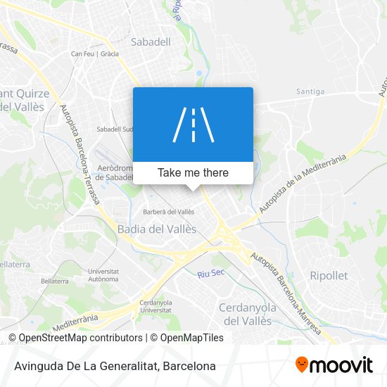 Avinguda De La Generalitat map