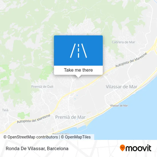 Ronda De Vilassar map
