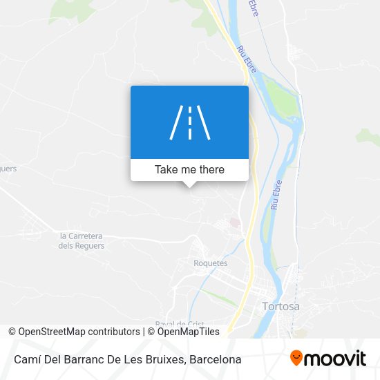 Camí Del Barranc De Les Bruixes map