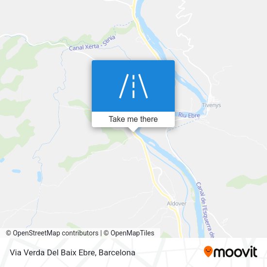 Via Verda Del Baix Ebre map