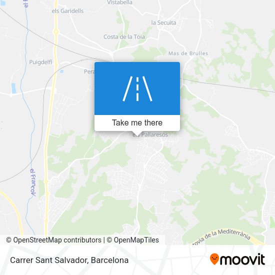 Carrer Sant Salvador map