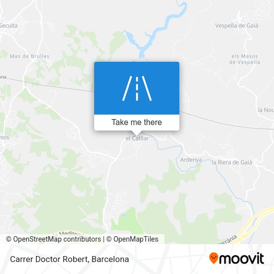 Carrer Doctor Robert map