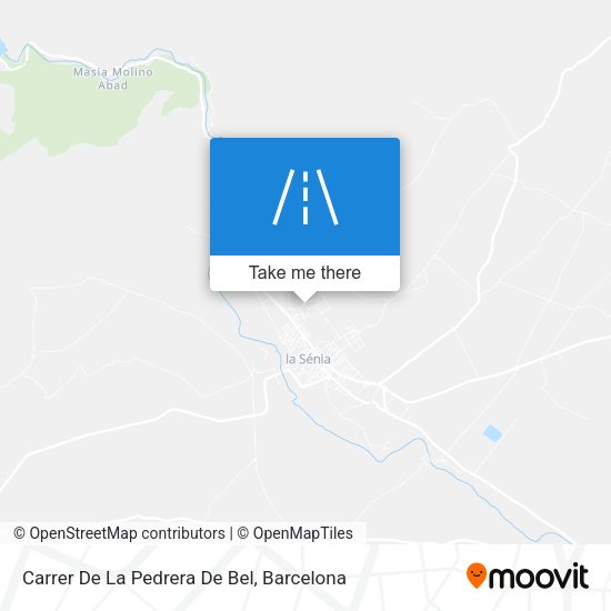 Carrer De La Pedrera De Bel map