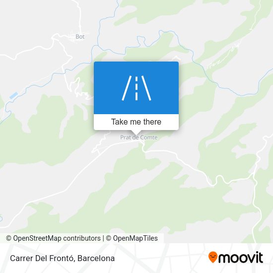 Carrer Del Frontó map