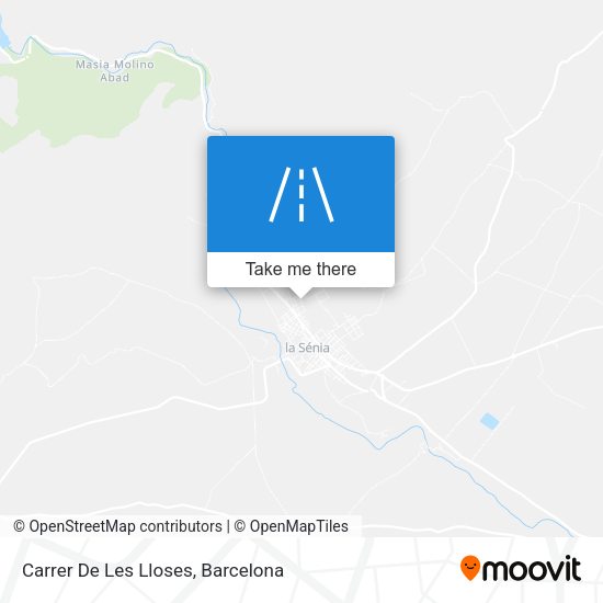 Carrer De Les Lloses map