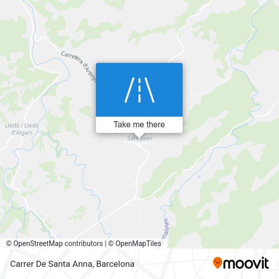 Carrer De Santa Anna map