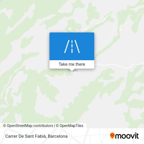 Carrer De Sant Fabià map