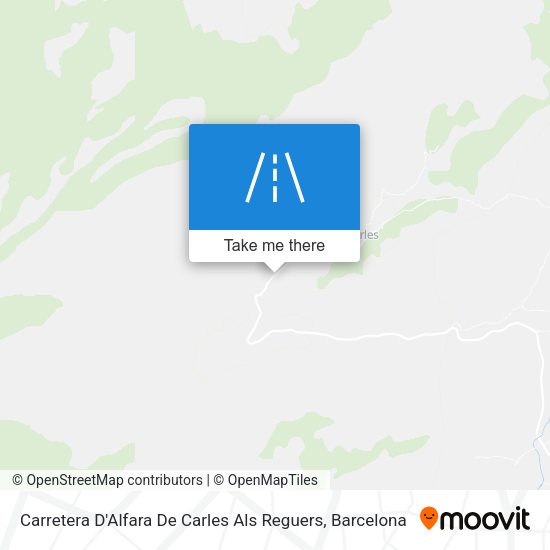 Carretera D'Alfara De Carles Als Reguers map