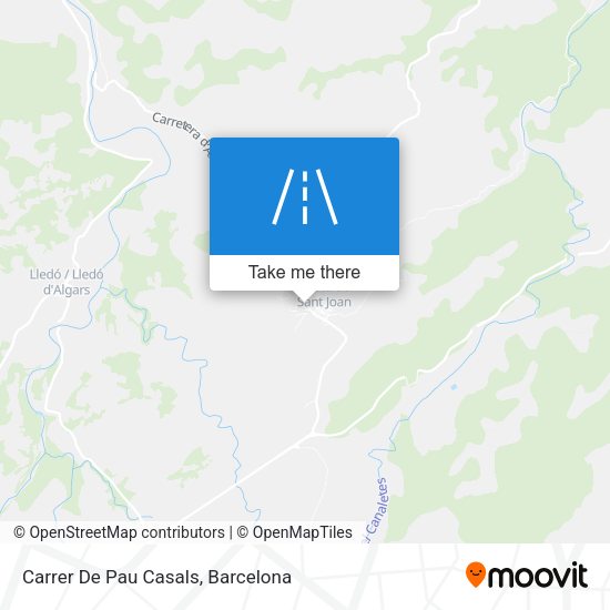 Carrer De Pau Casals map