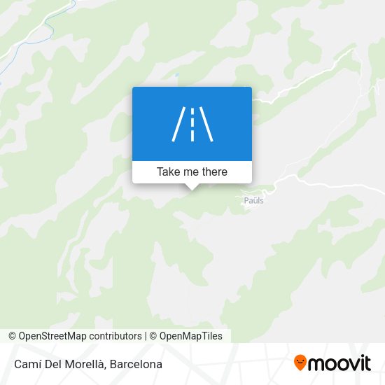 Camí Del Morellà map