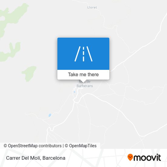 Carrer Del Molí map