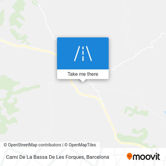 Camí De La Bassa De Les Forques map