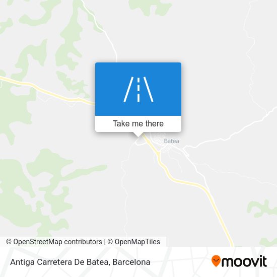 Antiga Carretera De Batea map
