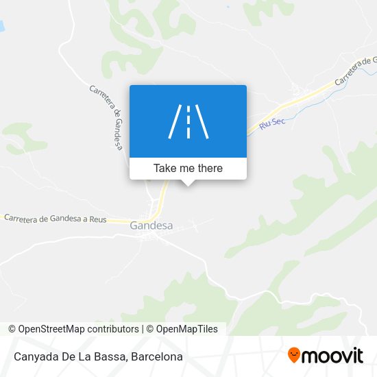 Canyada De La Bassa map