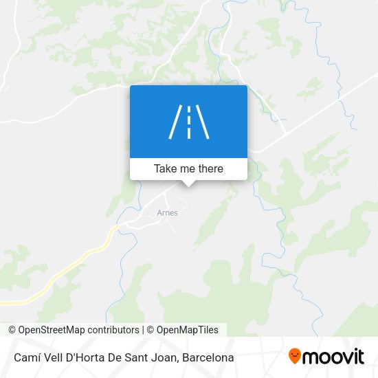 Camí Vell D'Horta De Sant Joan map