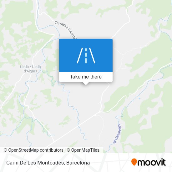 Camí De Les Montcades map