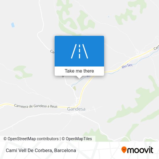 Camí Vell De Corbera map