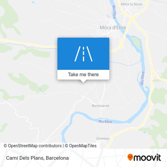Camí Dels Plans map