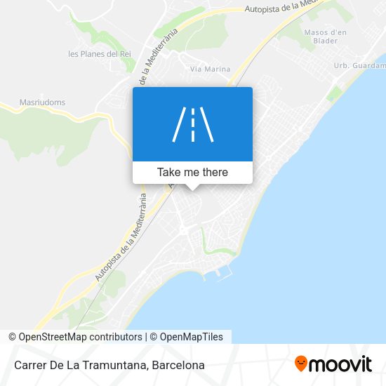 Carrer De La Tramuntana map
