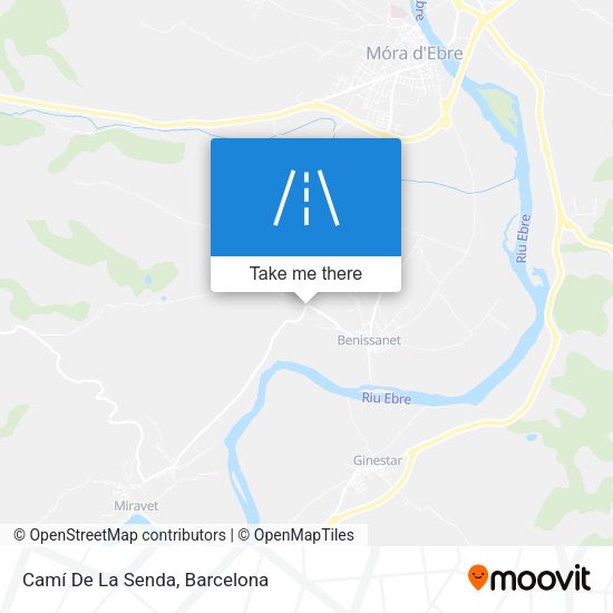 Camí De La Senda map