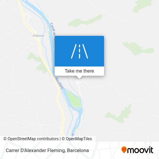 Carrer D'Alexander Fleming map