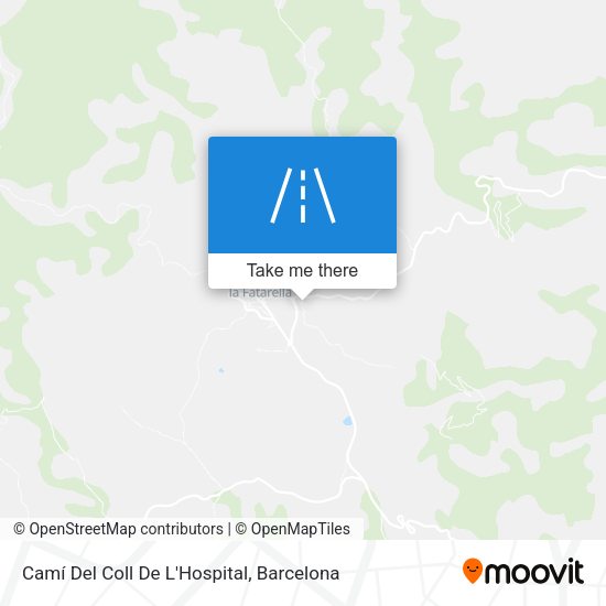 Camí Del Coll De L'Hospital map