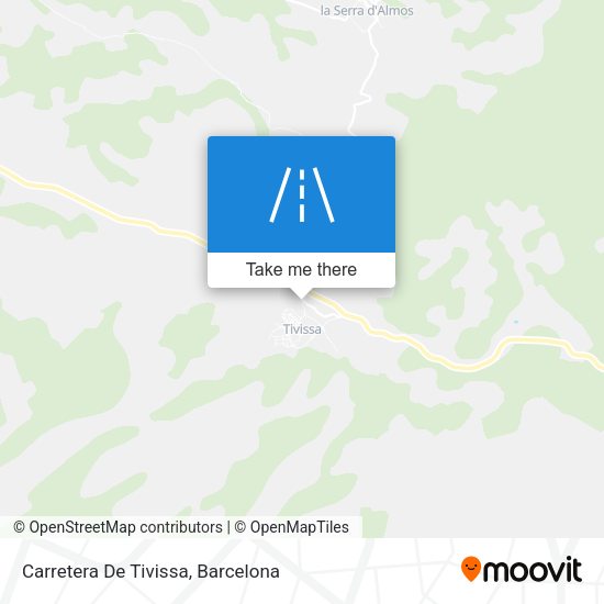 Carretera De Tivissa map