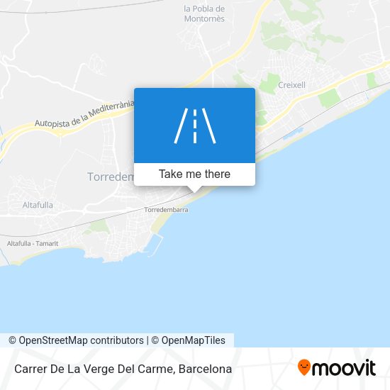 Carrer De La Verge Del Carme map