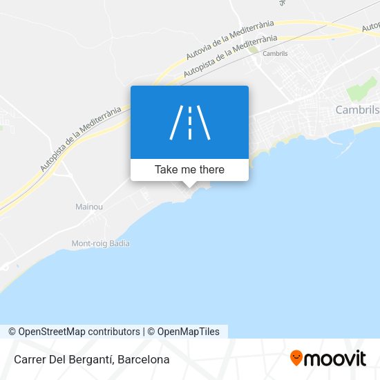 Carrer Del Bergantí map