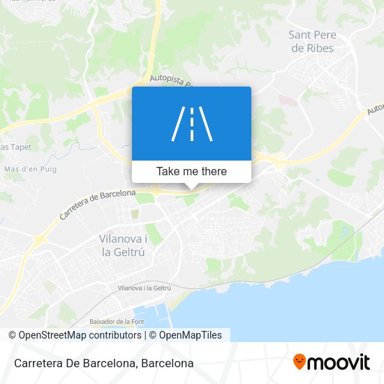 Carretera De Barcelona map