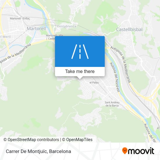 Carrer De Montjuïc map