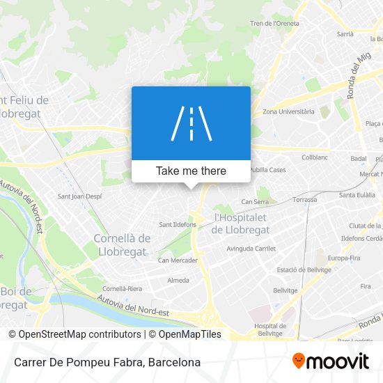 Carrer De Pompeu Fabra map