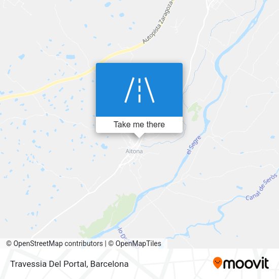 Travessia Del Portal map